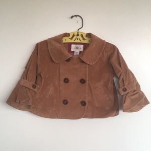 Baby Gap Velvet 3T Swing Coat